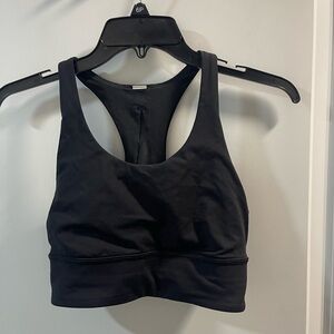Lululemon Black Women's Sports Bra Size 6 Very Good Condition